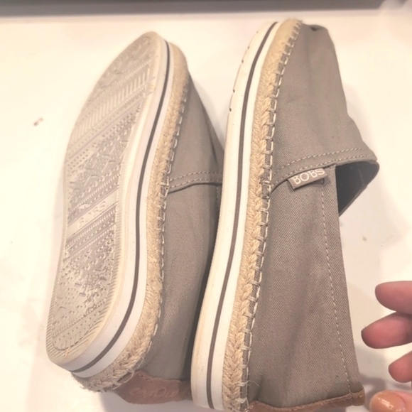 BOB'S By Skecher Memory Foam Gray Espadrilles Size 7 - Picture 8 of 12
